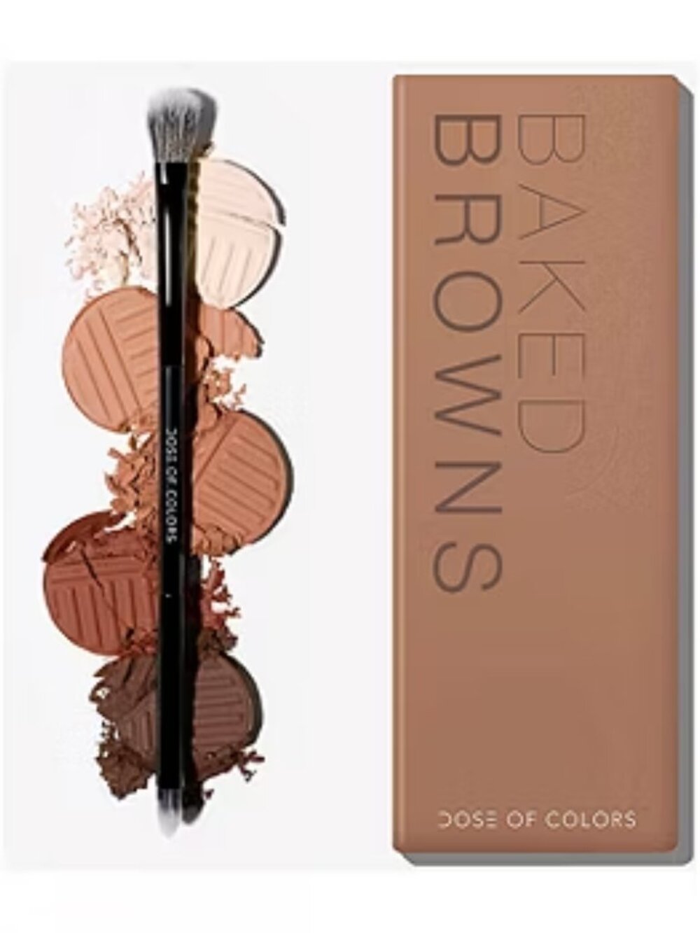 Like New DOSE OF COLORS Baked Browns Eyeshadow Palette